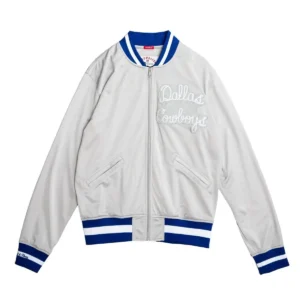 Authentic Team Legacy Dallas Cowboys 1967 Off White Varsity Jacket