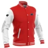 Carolina Panthers Vintage Bomber Football Team Players Satin Varsity Jacket