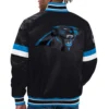 Carolina Panthers Starter Home Game Satin Varsity Jacket - Image 2
