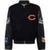 Chicago Bears Jeff Hamilton Wool & Leather Varsity Jacket