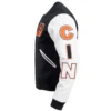 Cincinnati Bengals Classic Rib Wool & leather Varsity Jacket - Image 4
