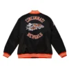 Alternative view of Cincinnati Bengals Cooperstown Heavyweight Black Varsity Jacket
