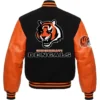 Cincinnati Bengals Letterman Wool & Leather Varsity Jacket - Image 2