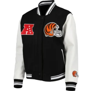 Cincinnati Bengals Old English Pro Standard Wool & Leather Varsity Jacket