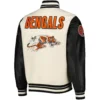 Cincinnati Bengals Retro Classic Wool & Leather Varsity Jacket - Image 2