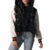 Cincinnati Bengals Sailor Full-Snap Hooded Varsity Jacket - Image 4