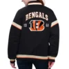 Cincinnati Bengals Starter Black Tournament Full-Snap Satin Varsity Jacket - Image 2