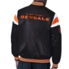 Cincinnati Bengals Starter Full-Snap Satin Varsity Jacket - Image 2
