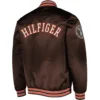 Cleveland Browns Elliot Full-Snap Satin Varsity Jacket - Image 2