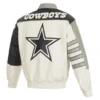 Alternative view of Dallas Cowboys Full Leather 2.0 Bomber Varsity Leather Jacket