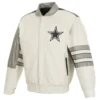 Dallas Cowboys Full Leather 2.0 Bomber Varsity Leather Jacket