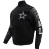 Dallas Cowboys Classic Rib Wool & Leather Varsity Jacket - Image 3