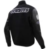 Dallas Cowboys Classic Rib Wool & Leather Varsity Jacket - Image 4