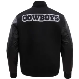 Alternative view of Dallas Cowboys Classic Rib Wool & Leather Varsity Jacket