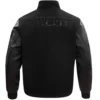 Alternative view of Dallas Cowboys Domestic Triple Black Varsity Jacket
