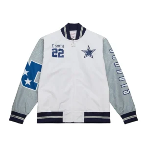 Dallas Cowboys Team Legacy Emmitt Smith Player Burst Warm Up Jacket