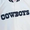 Dallas Cowboys City Collection Off White Varsity Jacket - Image 3
