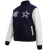 Dallas Cowboys Classic Team Players Wool & Leather Varsity Jacket - Image 3