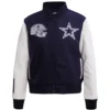 Dallas Cowboys Classic Team Players Wool & Leather Varsity Jacket