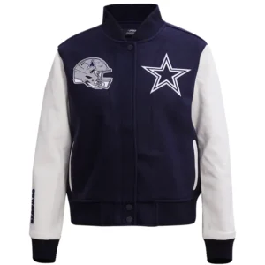 Dallas Cowboys Classic Team Players Wool & Leather Varsity Jacket
