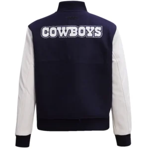Alternative view of Dallas Cowboys Classic Team Players Wool & Leather Varsity Jacket