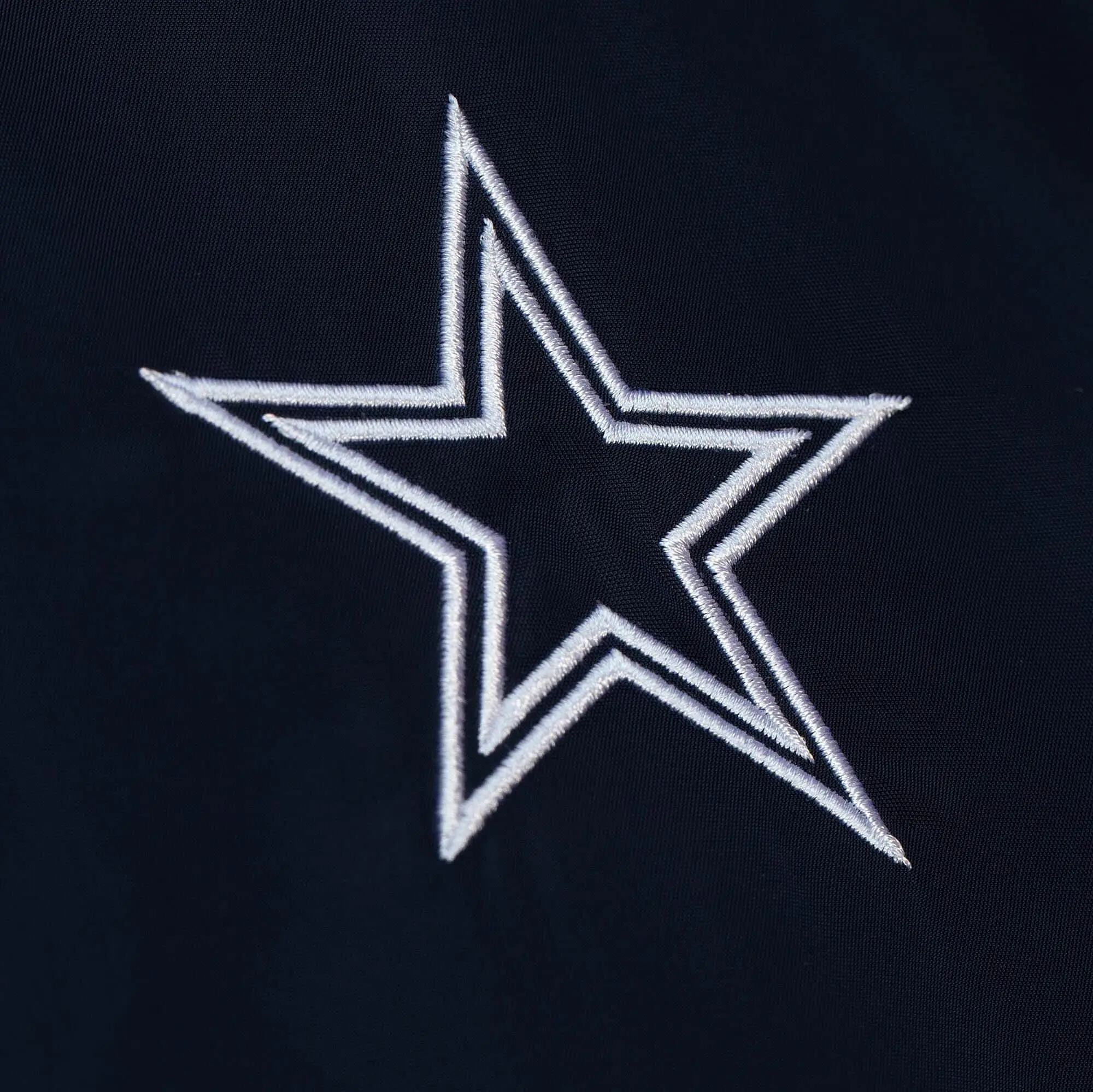 Dallas Cowboys Team Legacy Womens Blue Varsity Jacket - Image 3