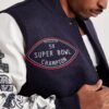 Dallas Cowboys Super Bowl Champions Wool & Faux Leather Varsity Jacket - Image 3
