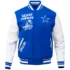 Dallas Cowboys Mashup Wool & Leather Varsity Jacket