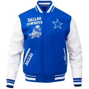 Dallas Cowboys Mashup Wool & Leather Varsity Jacket