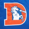 Cooperstown Heavyweight Denver Broncos Blue Varsity Jacket - Image 3