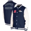 Denver Broncos 3rd Down 2.0 Wool & Leather Varsity Jacket - Image 3