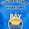 Golden State Warriors Retro Classic Satin Royal Blue Jacket - Image 6