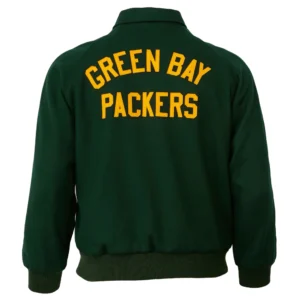 Alternative view of Green Bay Packers Letterman 1952 Authentic Wool Varsity Jacket