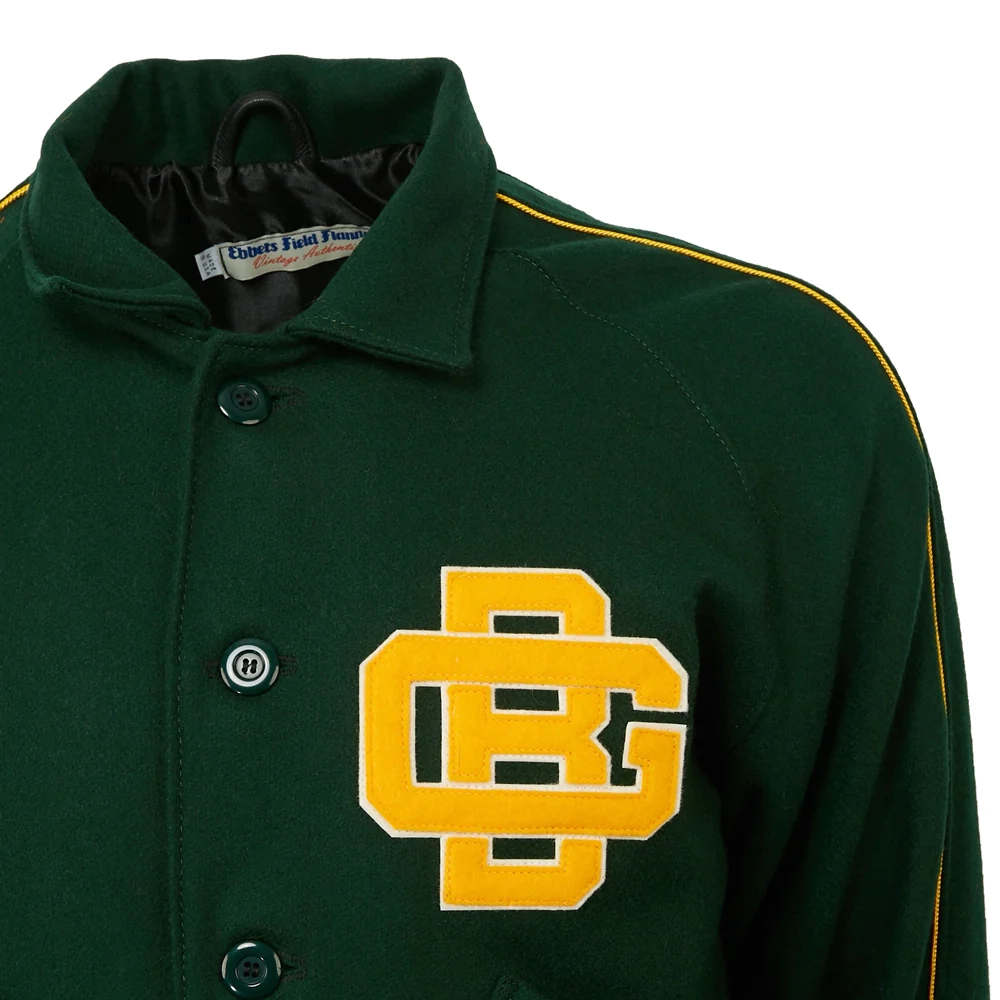 Green Bay Packers Letterman 1952 Authentic Wool Varsity Jacket - Image 4