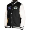 Green Bay Packers 3rd Down 2.0 Classic Rib Wool & Leather Varsity Jacket
