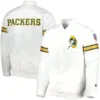 Green Bay Packers The Power Forward Satin Varsity Jacket - Image 3