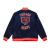 Cooperstown Heavyweight Satin Black Jacket Chicago Bears - Image 2