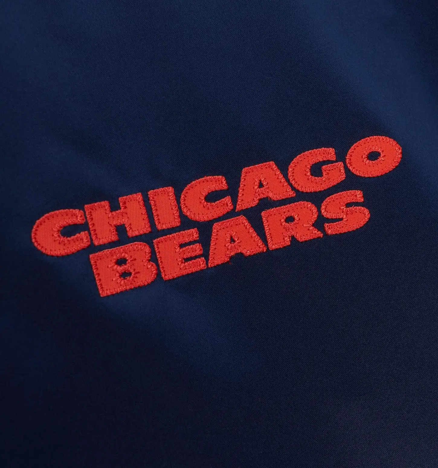Cooperstown Heavyweight Satin Black Jacket Chicago Bears - Image 3