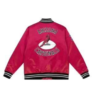 Alternative view of Cooperstown Heavyweight Satin Jacket Arizona Cardinals