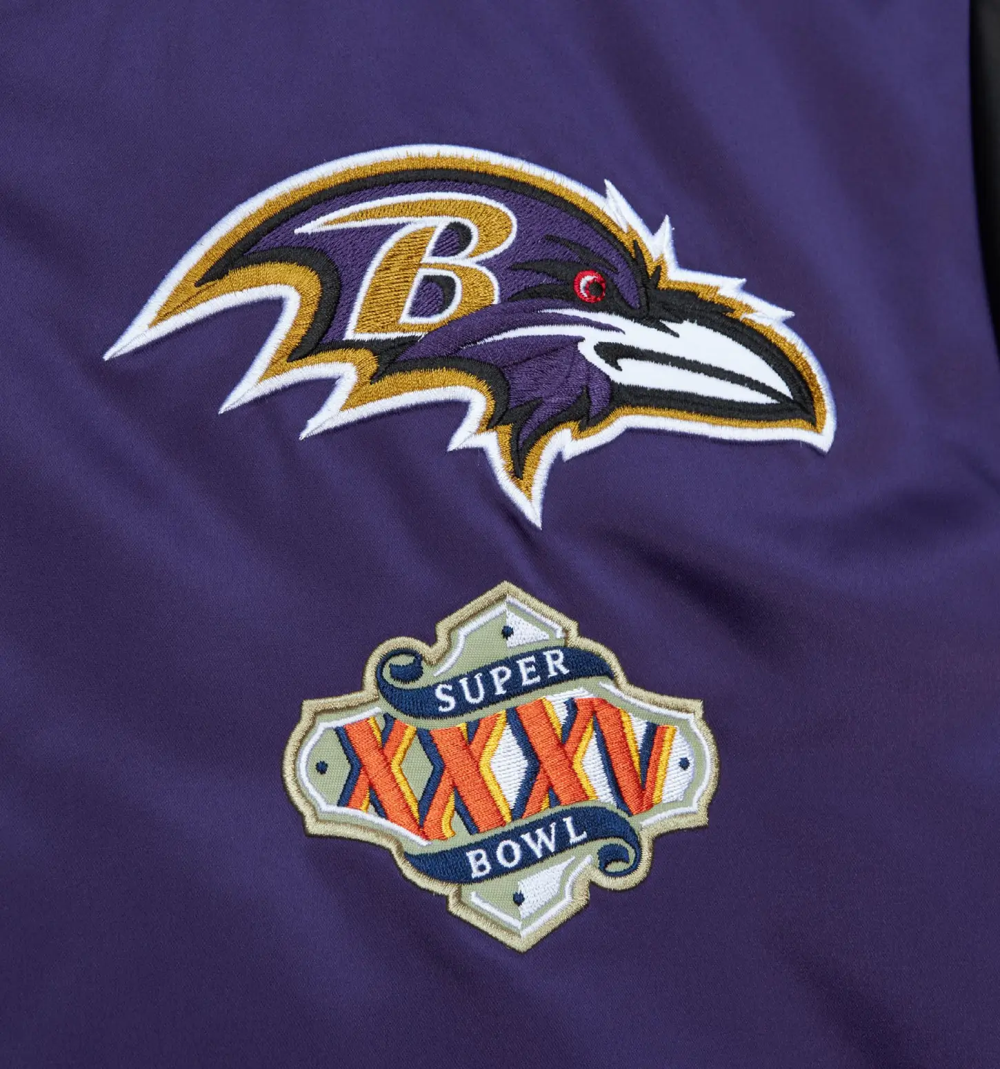 Cooperstown Heavyweight Satin Jacket Baltimore Ravens - Image 4