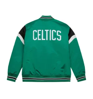 Alternative view of Cooperstown Heavyweight Satin Jacket Boston Celtics