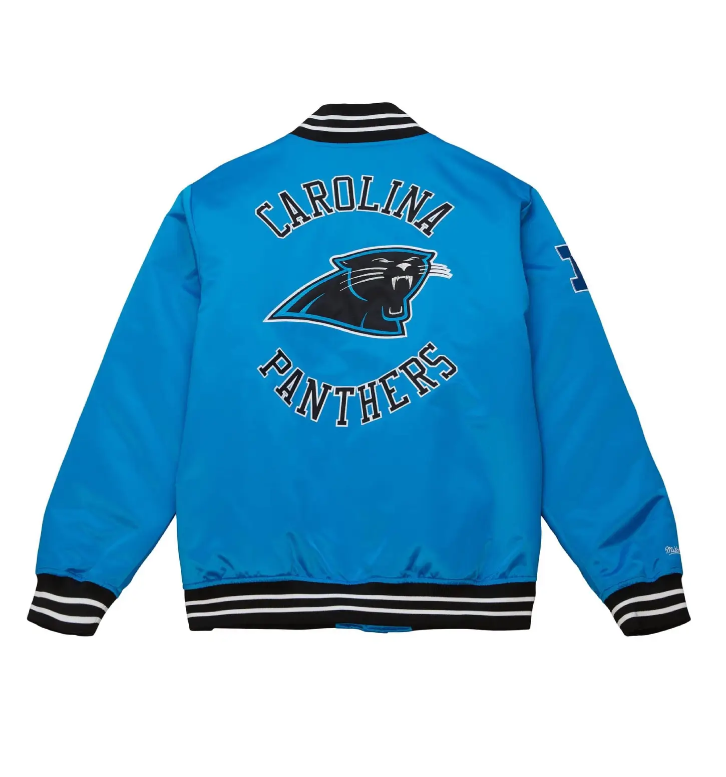 Cooperstown Heavyweight Satin Jacket Carolina Panthers - Image 2
