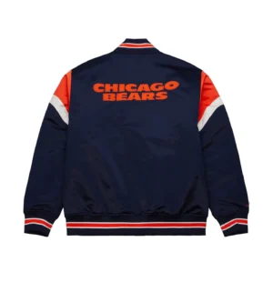 Alternative view of Cooperstown Heavyweight Satin Jacket Chicago Bears