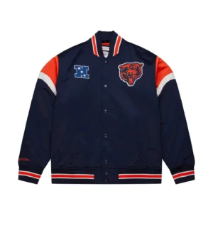 Cooperstown Heavyweight Satin Jacket Chicago Bears