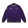Cooperstown Heavyweight Satin Purple Jacket Baltimore Ravens