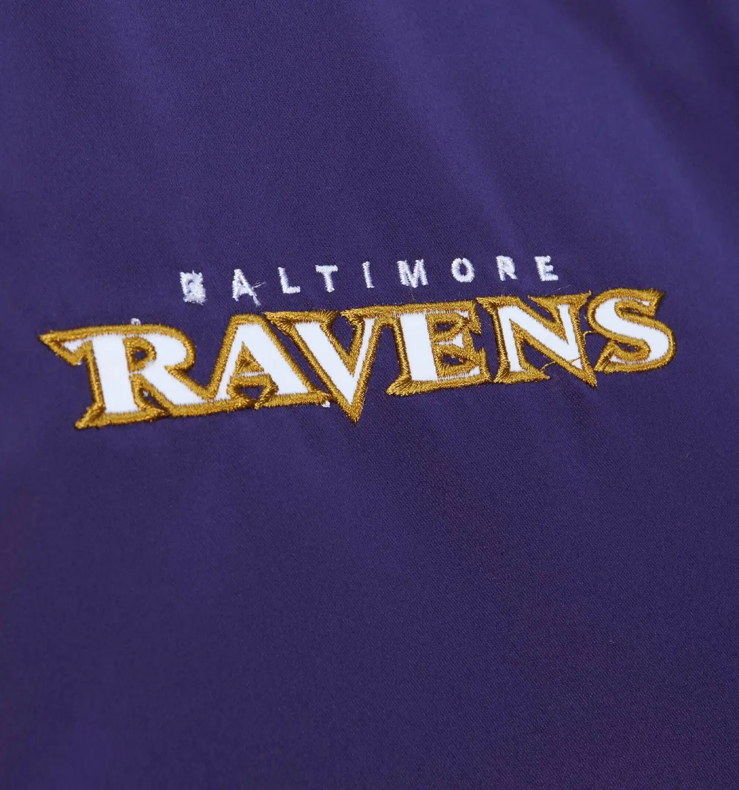 Cooperstown Heavyweight Satin Purple Jacket Baltimore Ravens - Image 4