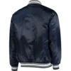 Alternative view of Houston Texans Starter Navy Locker Room Satin Varsity Jacket