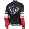 Houston Texans Navy Victory Cheer Navy Varsity Jacket - Image 3