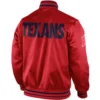 Houston Texans Starter Nike Satin Varsity Red Jacket - Image 2