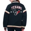 Houston Texans Starter Tournament Satin Varsity Jacket - Image 2